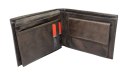 Portfel Męski PIERRE CARDIN Skóra Licowa Duży Poziomy Bez Zapięcia Jedno Skrzydełko 18063 ,,MOZAJKA,, 12 x 9,5 x 2,5 [cm]