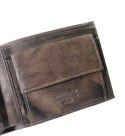 Portfel Męski PIERRE CARDIN Skóra Licowa Duży Poziomy Bez Zapięcia Jedno Skrzydełko 18063 ,,MOZAJKA,, 12 x 9,5 x 2,5 [cm]