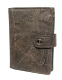 Portfel Męski WILD E-skóra Duży Pionowy Z Zapięciem WI1141-1 12,5 x 9,5 x 2 [cm]