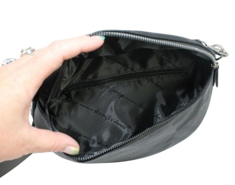 Saszetka Na Pas Biodrówka Nerka Średnia Jennifer Jones FIOLETOWA 3150 26 x 14 x 6 [cm] 