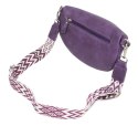 Saszetka Na Pas Biodrówka Nerka Średnia Jennifer Jones FIOLETOWA 3150 26 x 14 x 6 [cm] 