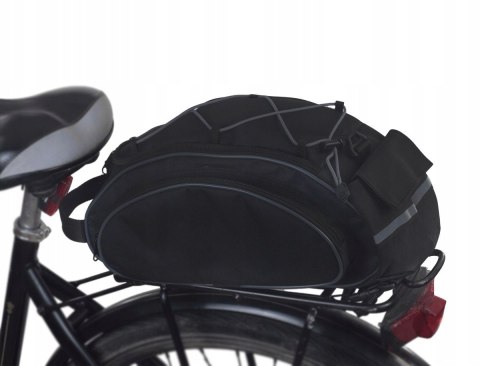 Solidna Torba Na Bagażnik Rowerowy Sakwa Wododporna Z Funkcją Plecaka CONVEY 40 x 24 x 16 [cm]