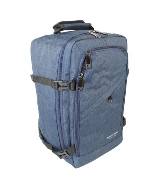 Solidny Plecak Bag Street ''DE LUXE'' Średni Plecak Rekreacyjny Rowerowy BS4107 SZARY 40 x 26 x 19 [cm]