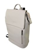 Stylowy i Elegancki Plecak Jennifer Jones 3155 BEŻOWY 40 x 28 x 14 [cm]